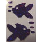 2 Fische Buegelpailletten hologramm lila